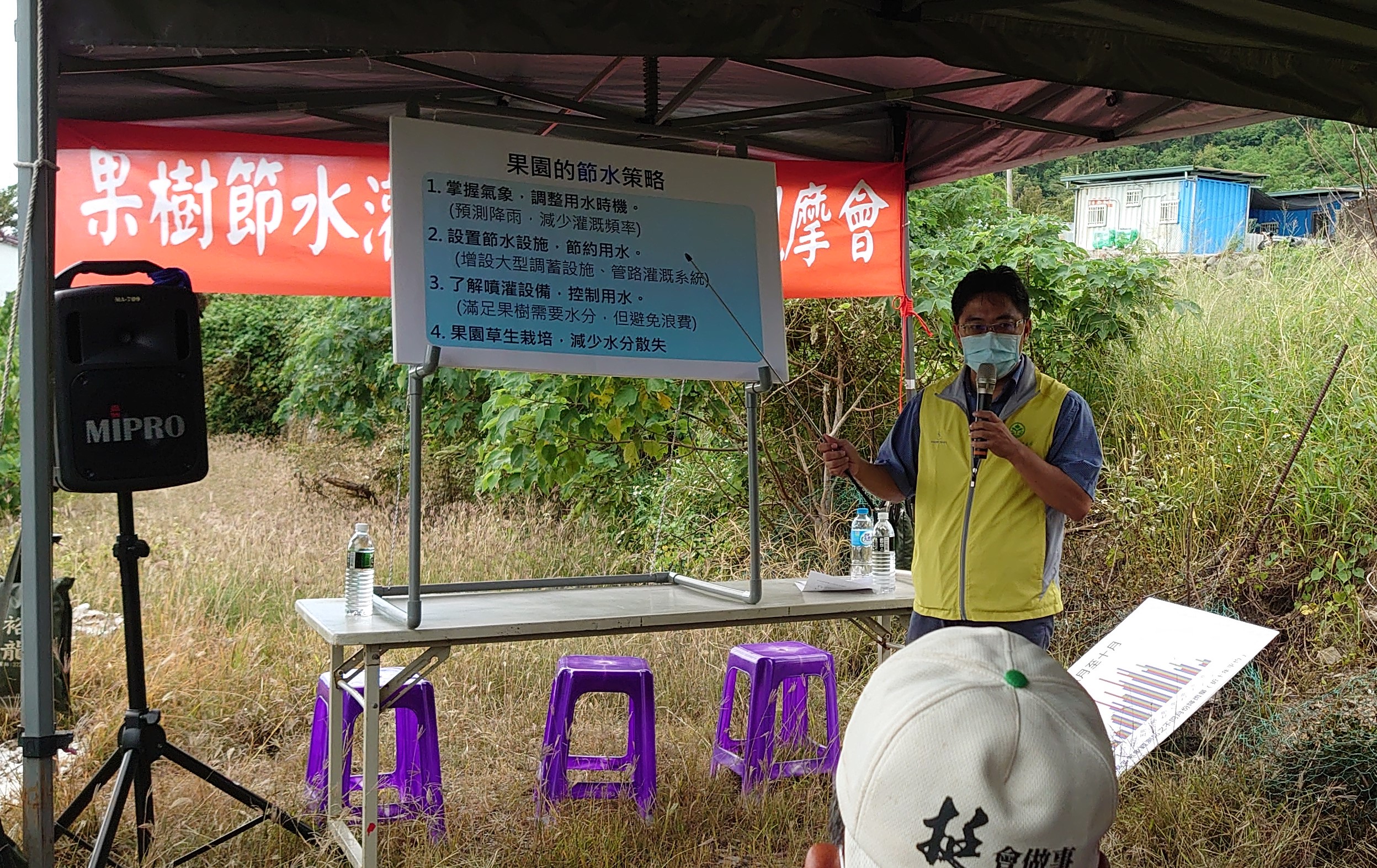 November 2, 2021, Banchiu Branch Station Water-saving Orchard Irrigation Equipment Demonstration Event