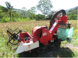 Using existing machinery to improve the technology applicable to millet harvesting