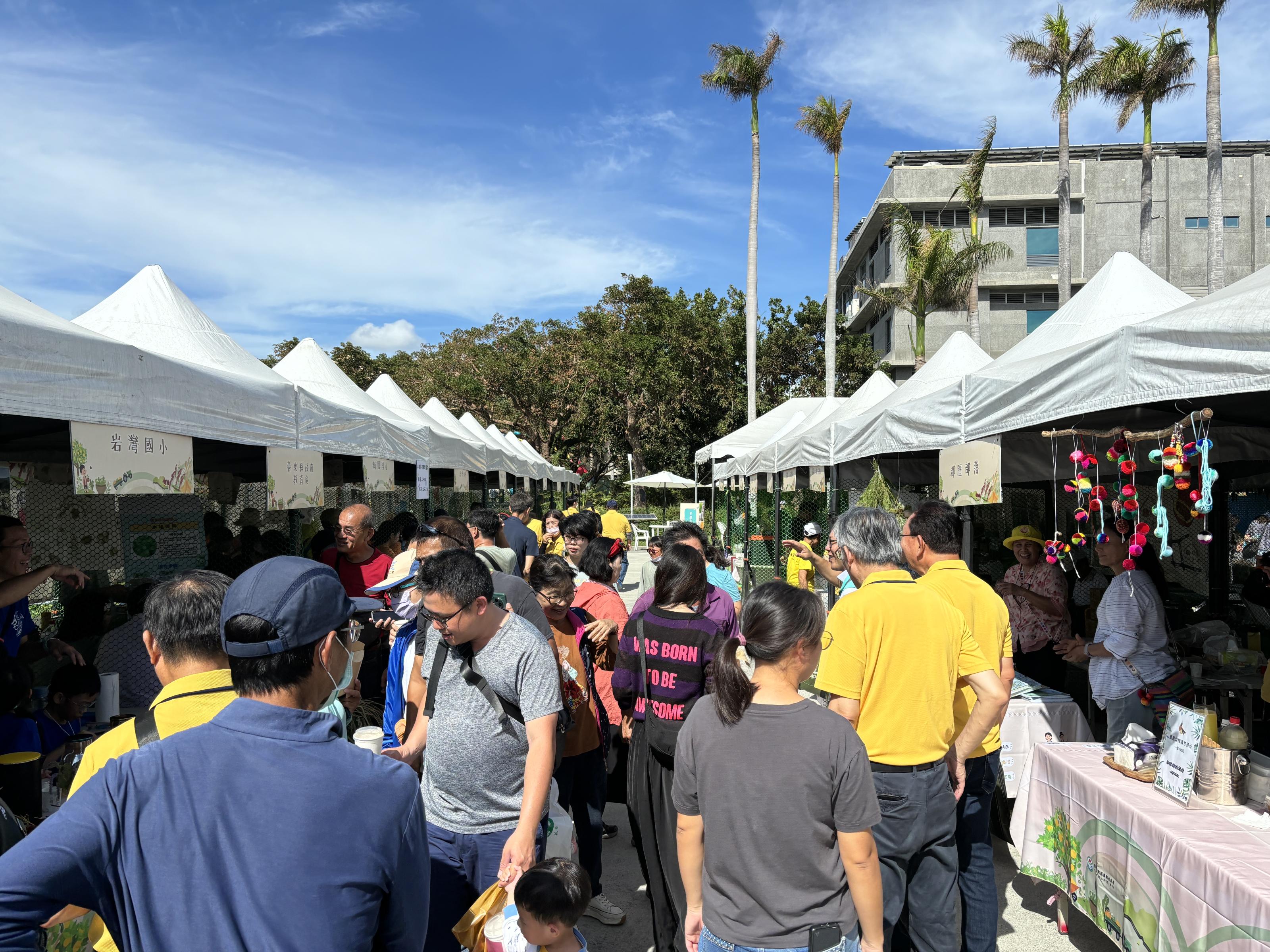 Attendees enjoying their time at the event.