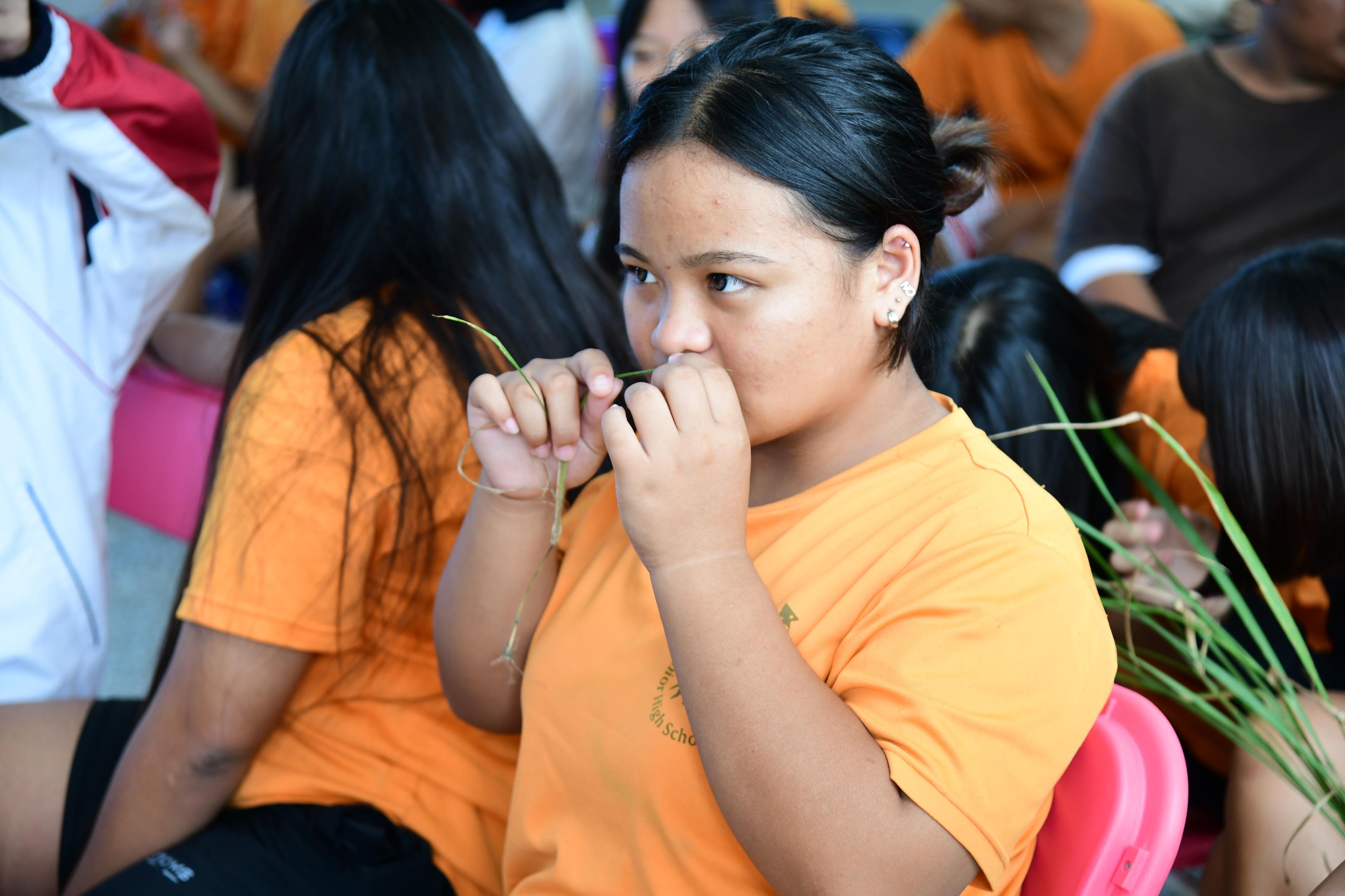 Students in the class.